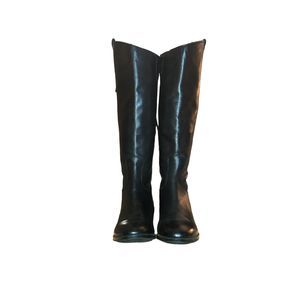 Sam Edelman Black leather Penny riding boots, size 9